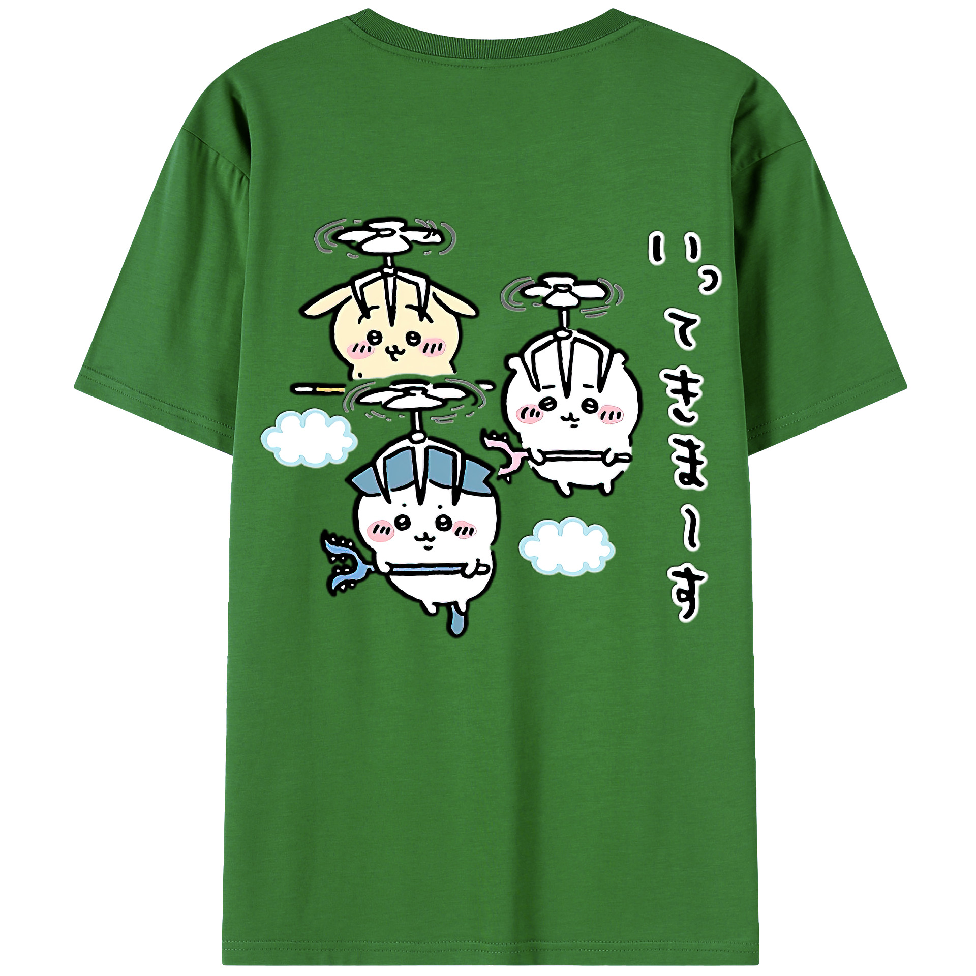（画像用） ちいかわ ちいかわ Chii-kawa chiikawa レディース半袖Tシャツ(バックプリント)